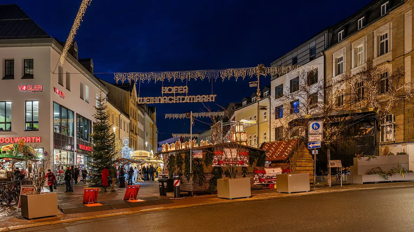 Hofer Weihnachtsmarkt in Hof