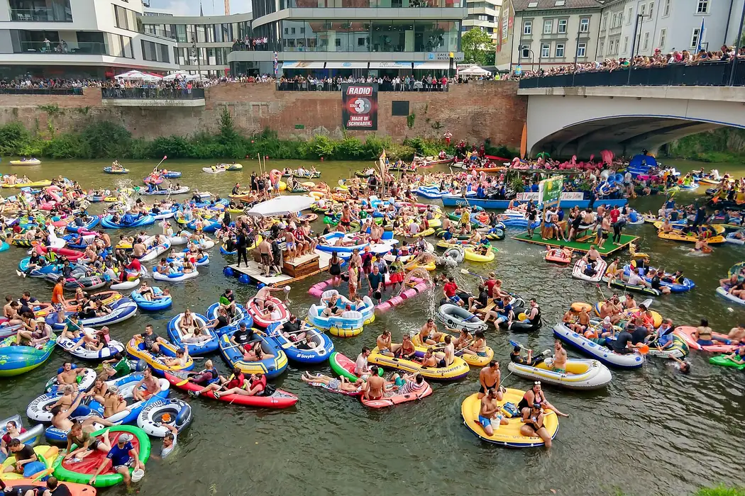 Ulmer Volksfest (Schwörwoche) in Neu-Ulm / Ulm